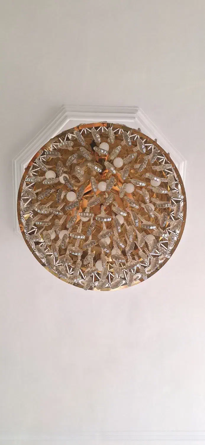 لوستر عرض 60 سانت ۱۷ عدد شعله پُر نور|لوستر و چراغ آویز|تهران, استخر|دیوار