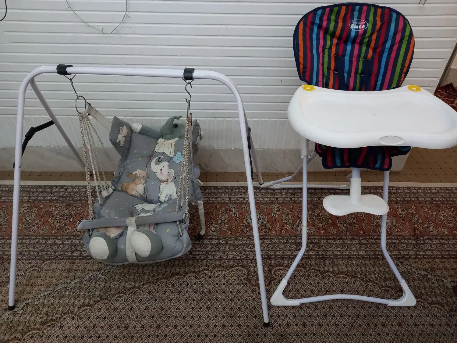 صندلی غذای کودک ،تاب کودک|تخت و صندلی بچه|ابهر, |دیوار