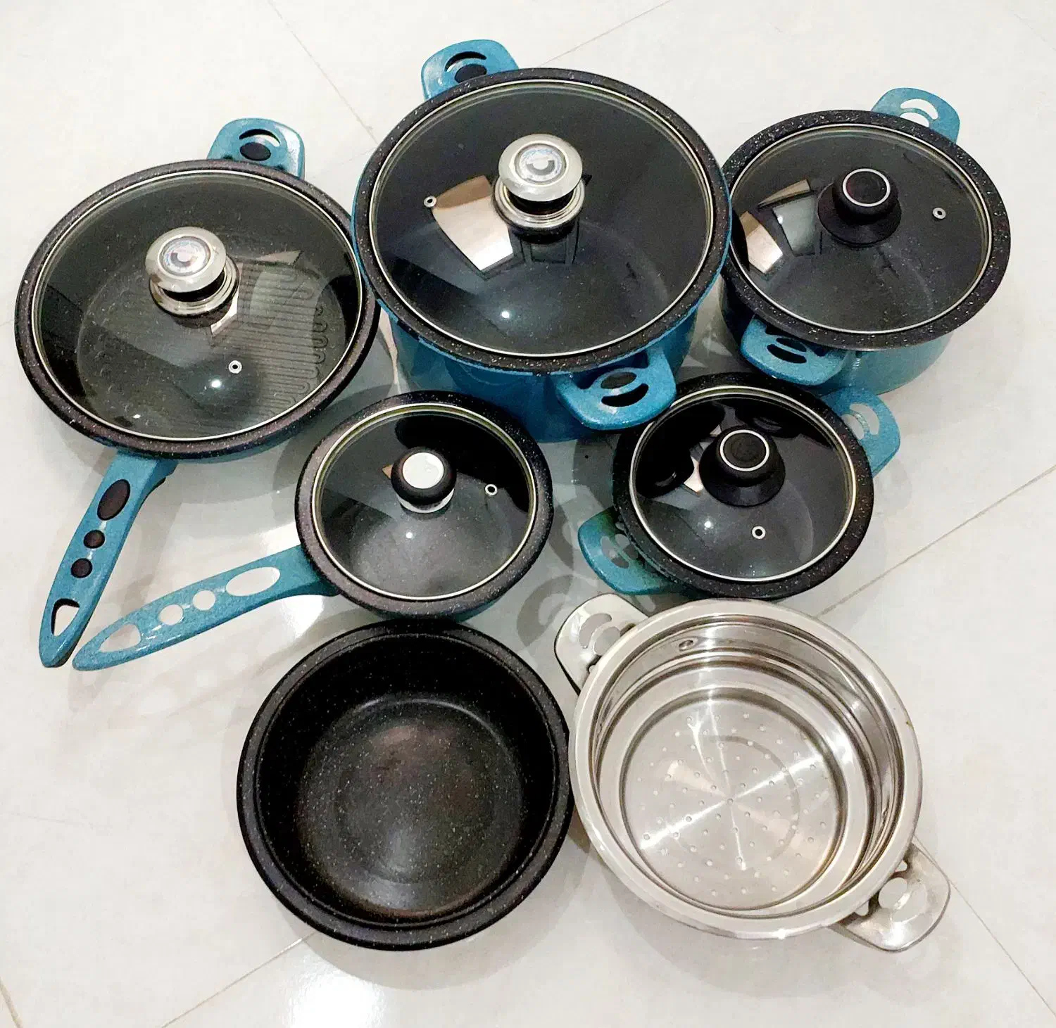 قابلمه استیل داخل چدن|ظروف پختوپز|بوشهر, |دیوار