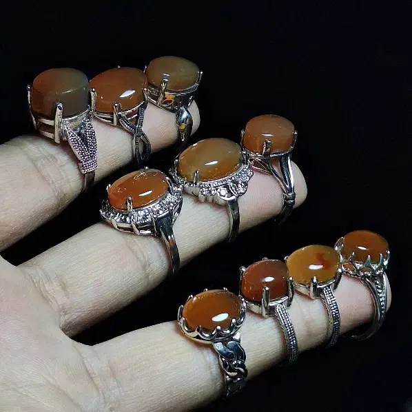 انگشترهای عقیق یمن مناسب روز زن و مادر|جواهرات|تهران, حکیمیه|دیوار