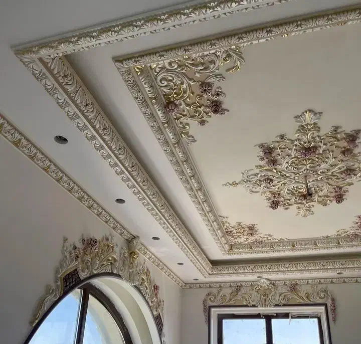 گچکاری گچبری پیش ساخته پتینه میکروسمنت بازسازی|خدمات پیشه و مهارت|قزوین, |دیوار