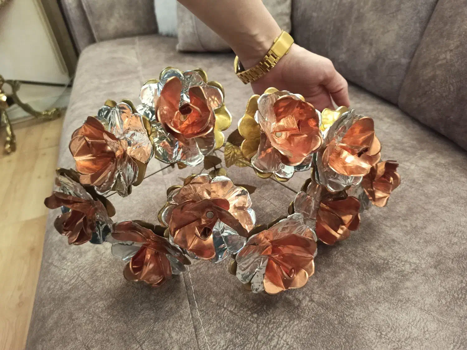 گل برنز و مسی|گل مصنوعی|تبریز, |دیوار