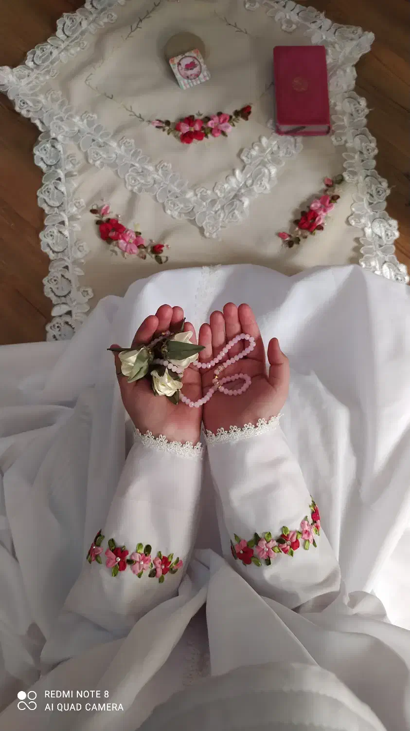 سجاده جانماز روباندوزی|صنایع دستی و سایر لوازم تزئینی|کاخک, |دیوار