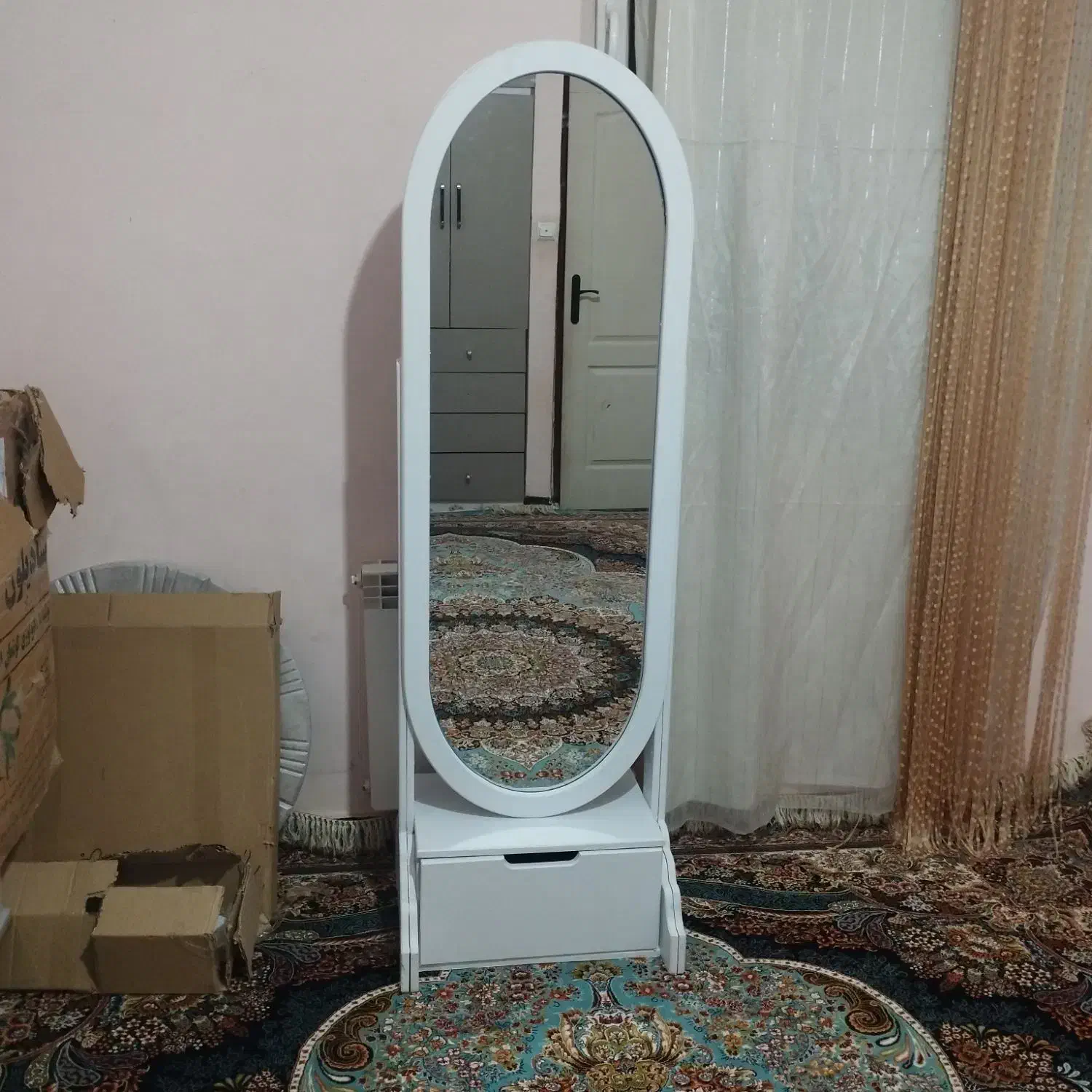 اینه قدی تک کشو|آرایشگاه و سالنهای زیبایی|پلدختر, |دیوار