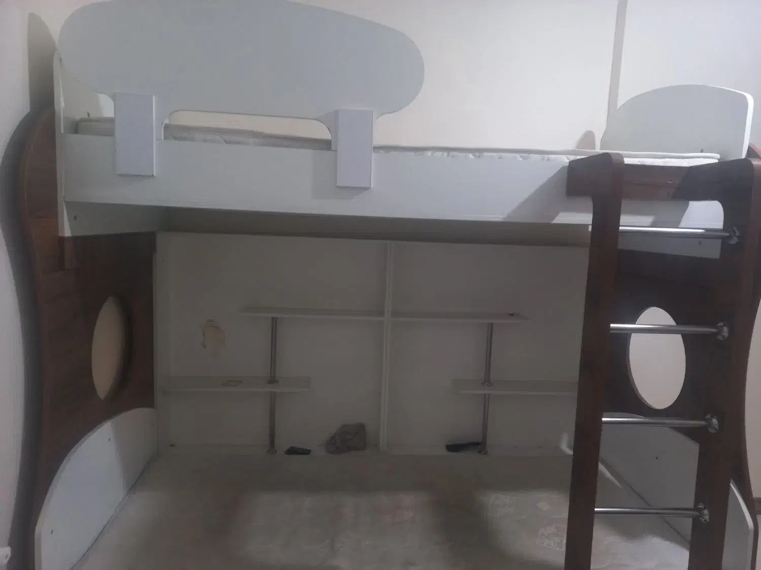 تخت دو طبقه جوان قابل تبدیل و محکم|تخت و سرویس خواب|فردیس, منظریه|دیوار