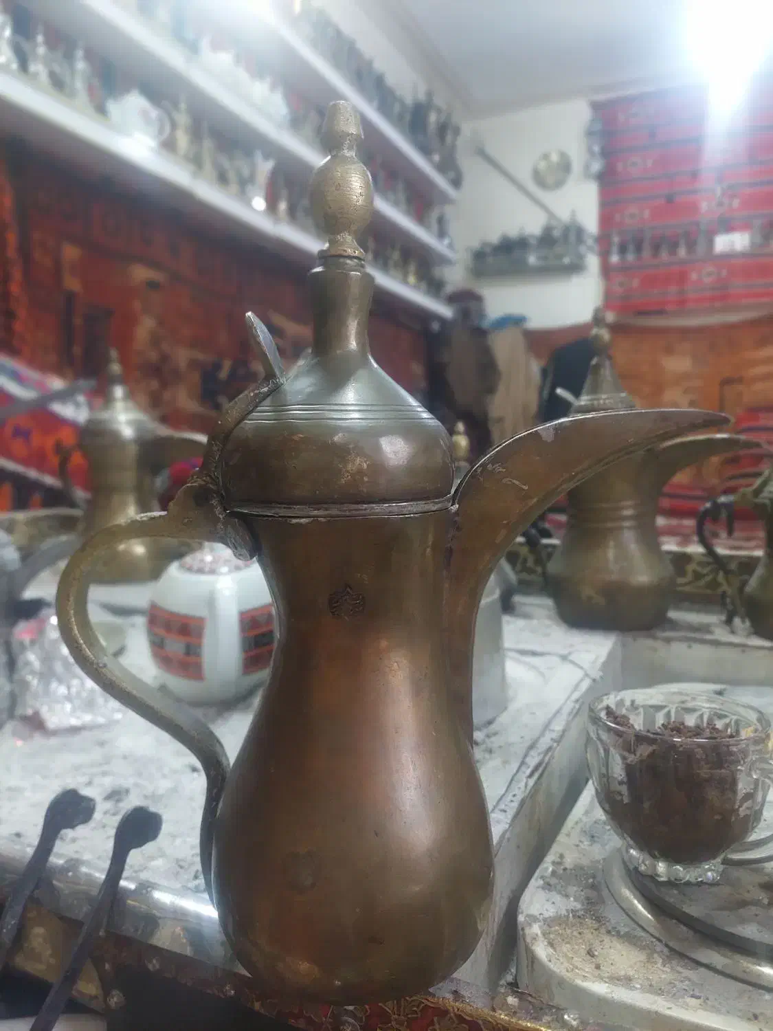 دله قدیمی تراثی انتیک|قوری، کتری، قهوه‌ساز دستی|اهواز, کوی علوی|دیوار