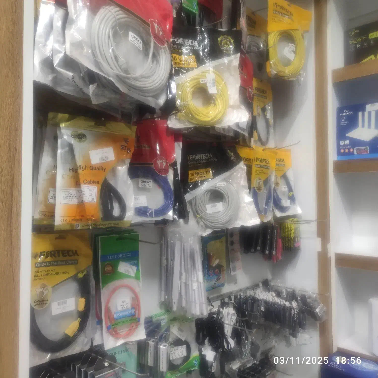 کابل شبکهcat6 و لوازم شبکه و|مودم و تجهیزات شبکه|مشهد, الهیه|دیوار