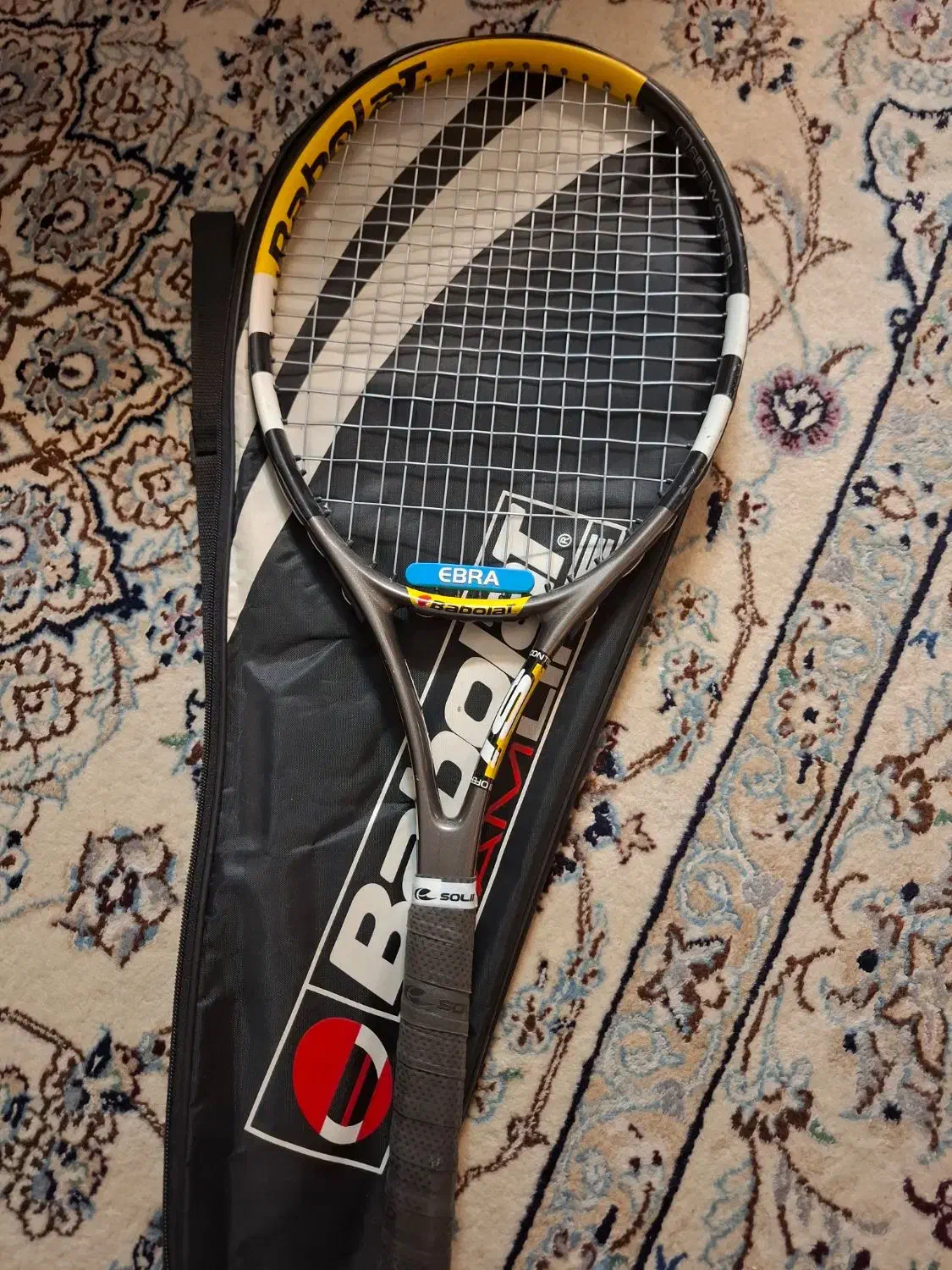 راکت تنیس babolat با کاور|ورزش‌های توپی|اصفهان, بهار آزادی|دیوار