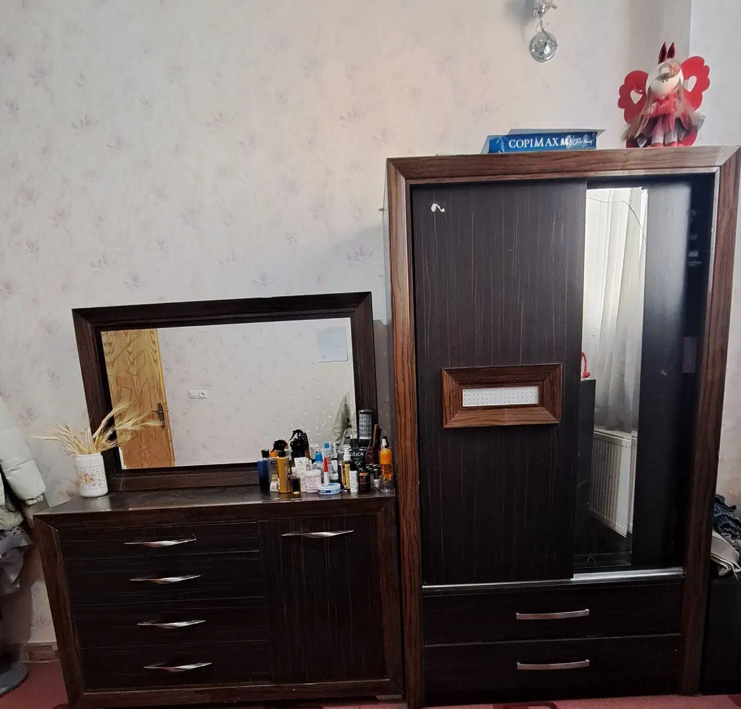 سرویس تخت و کمد|تخت و سرویس خواب|آباده, |دیوار