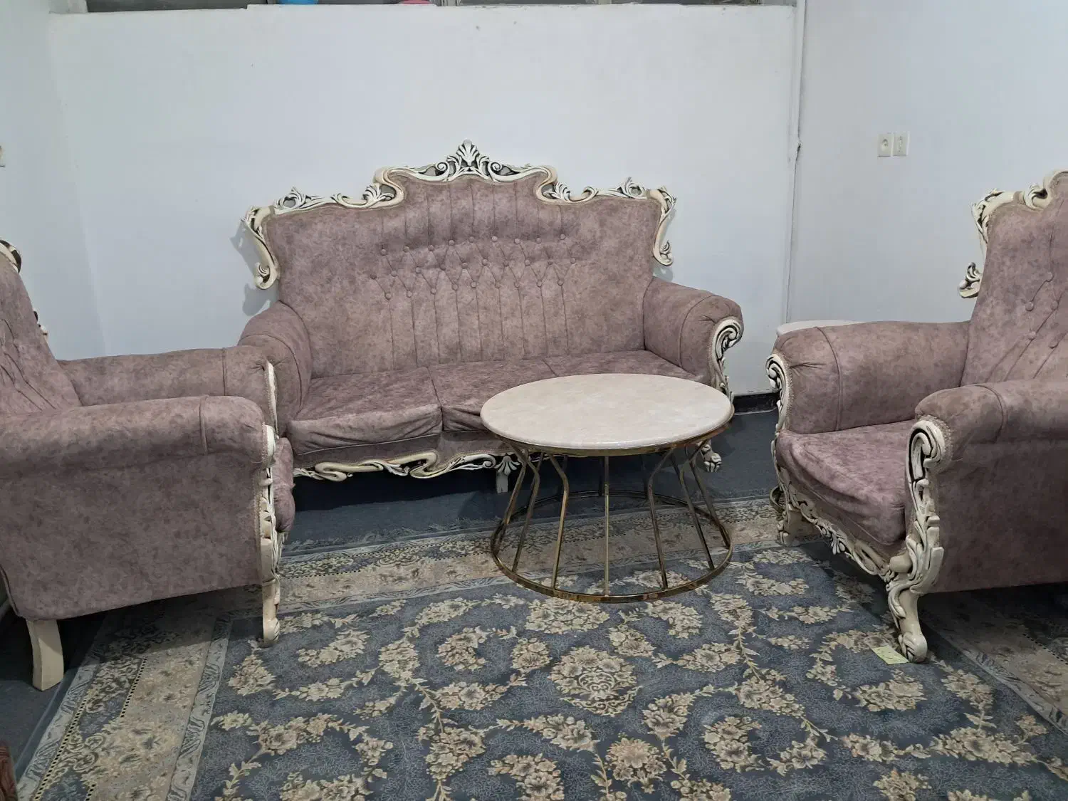 مبل سلطنتی|مبلمان خانگی و میز عسلی|اشتهارد, |دیوار