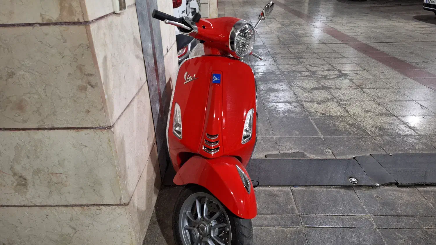 موتور طرح وسپا کبیر vxl مدل 404 مشابه صفر|موتورسیکلت|شیراز, شهرک برف فروشان|دیوار