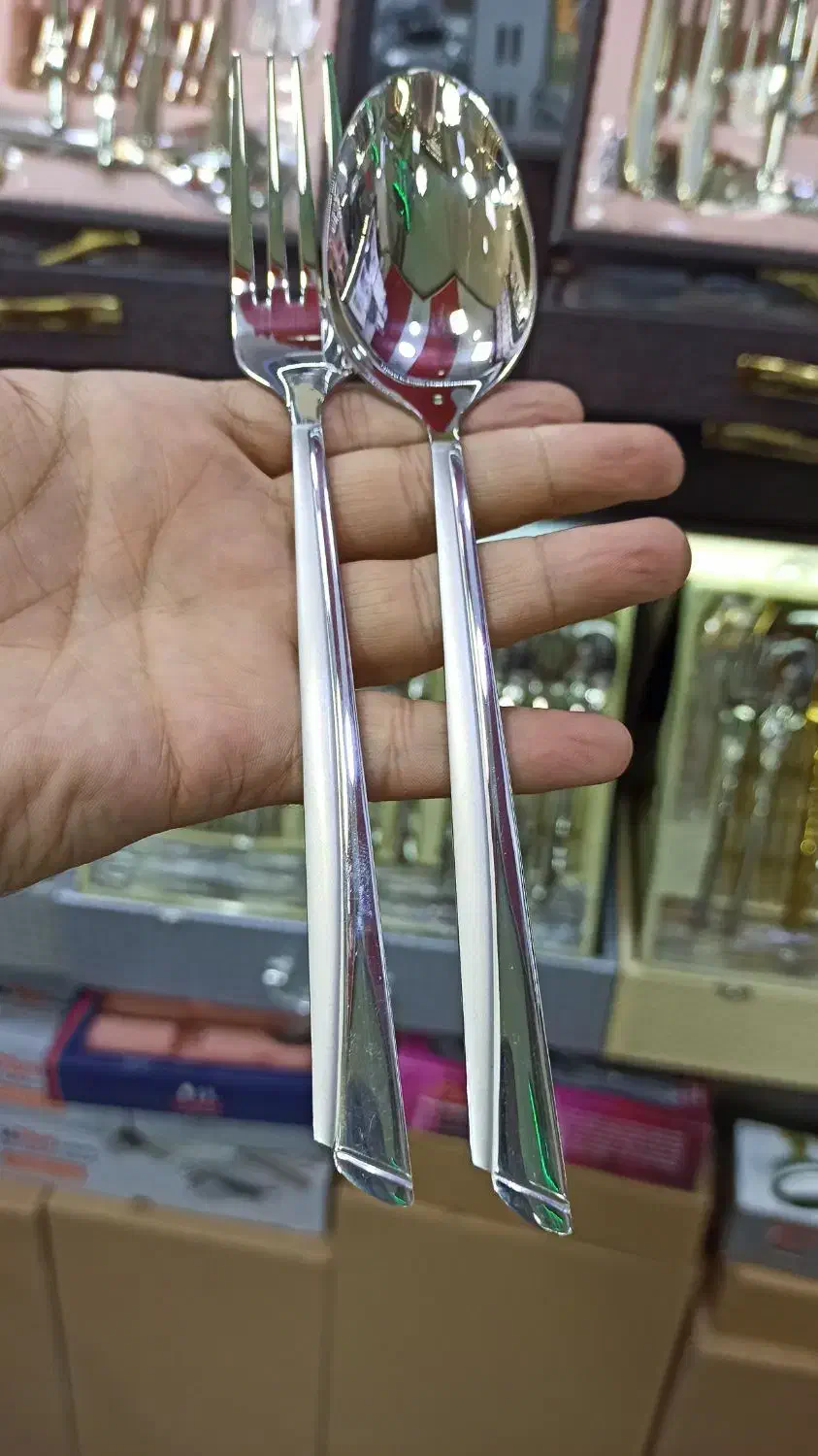 قاشق چنگال یونیک|ظروف سرو و پذیرایی|تبریز, |دیوار