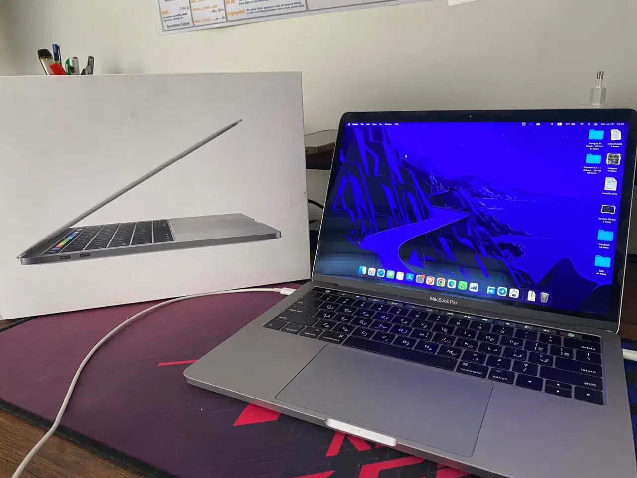 مک‌بوک پرو ۲۰۱۷ تاچ بار|رایانه همراه|تهران, جنت‌آباد شمالی|دیوار