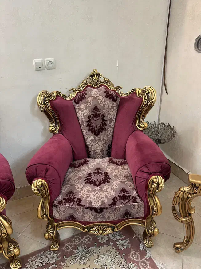 سرویس مبل سلطنتی|مبلمان خانگی و میز عسلی|قم, عمار یاسر|دیوار