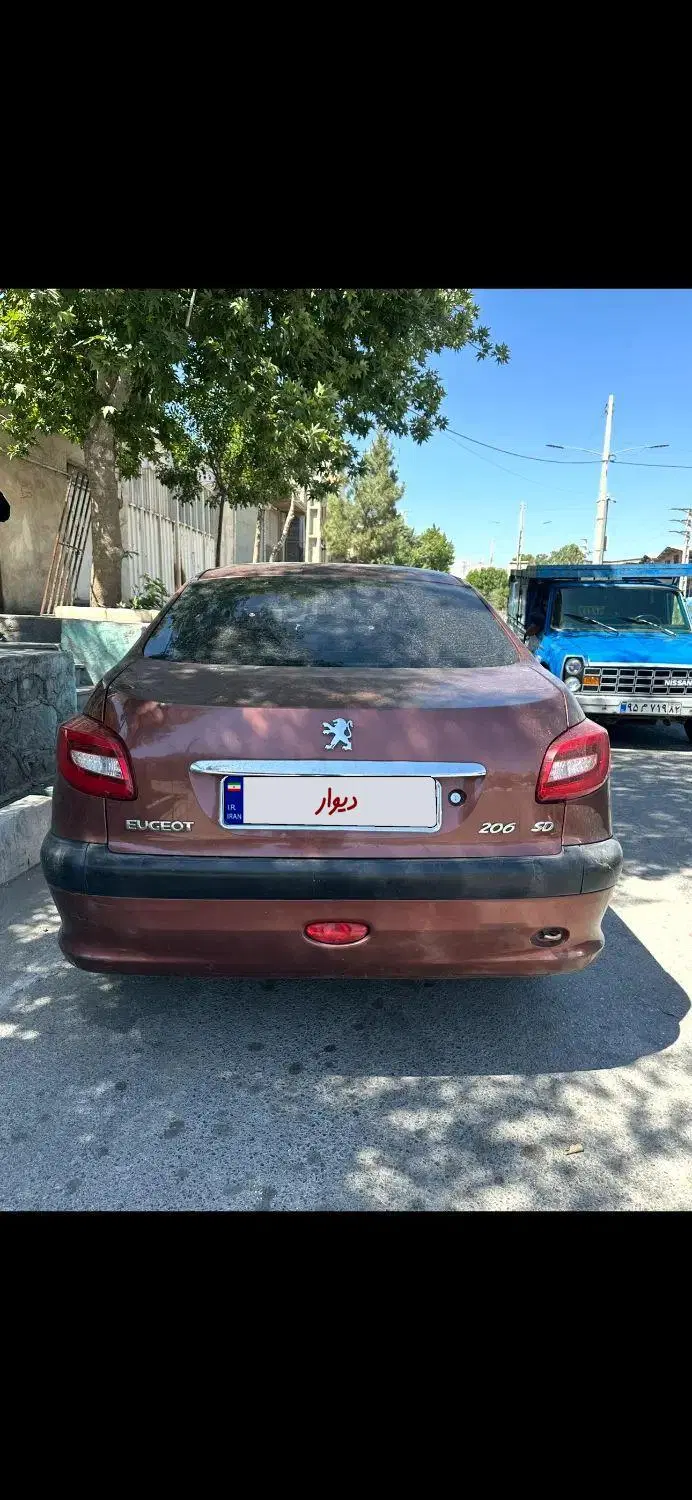 206 sd تیپ ۵|خودرو سواری و وانت|پردیس, فاز ۴|دیوار