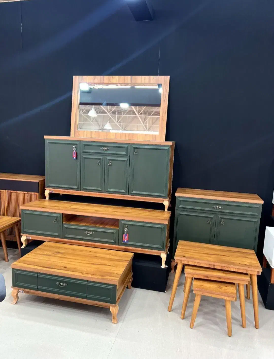 میز تلوزیون وآینه کنسول  مدل نگین|میز تلویزیون|تبریز, |دیوار