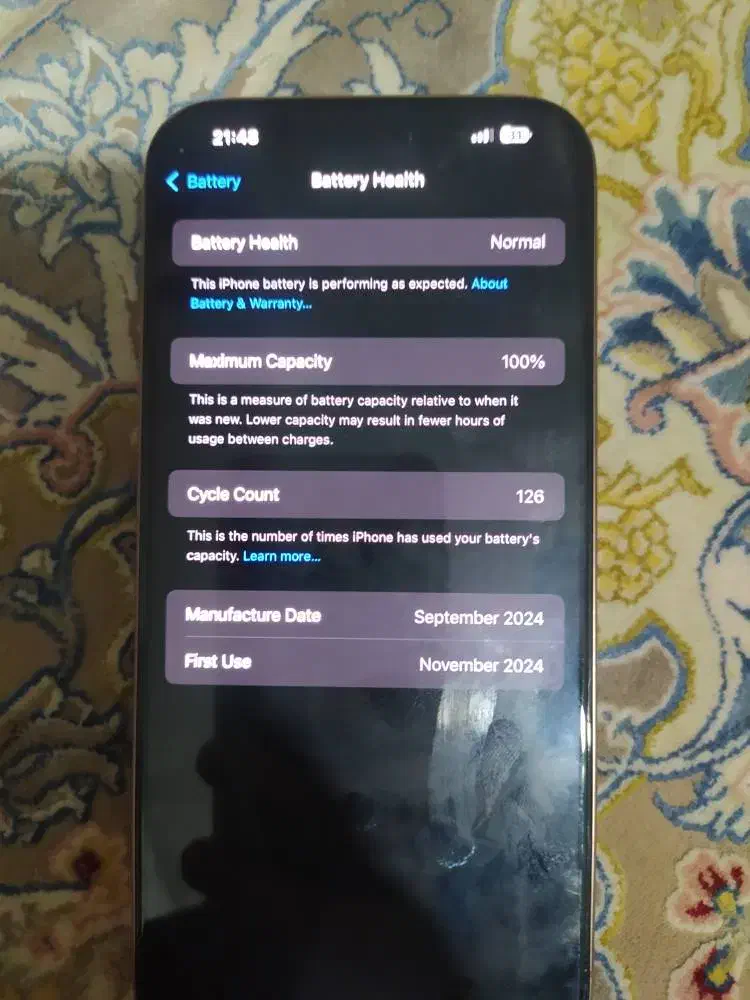گوشی آیفون۱۶پرومکس ۲۵۶|موبایل|نوشهر, |دیوار