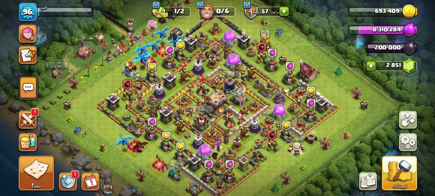 اکانت کلش تان 11|کنسول، بازی ویدئویی و آنلاین|نسیم‌شهر, |دیوار