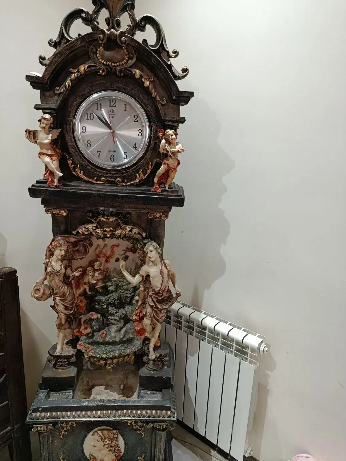 ساعت ایستاده دکوری آبنما تزئینی.|ساعت دیواری و تزئینی|تهران, قیام|دیوار