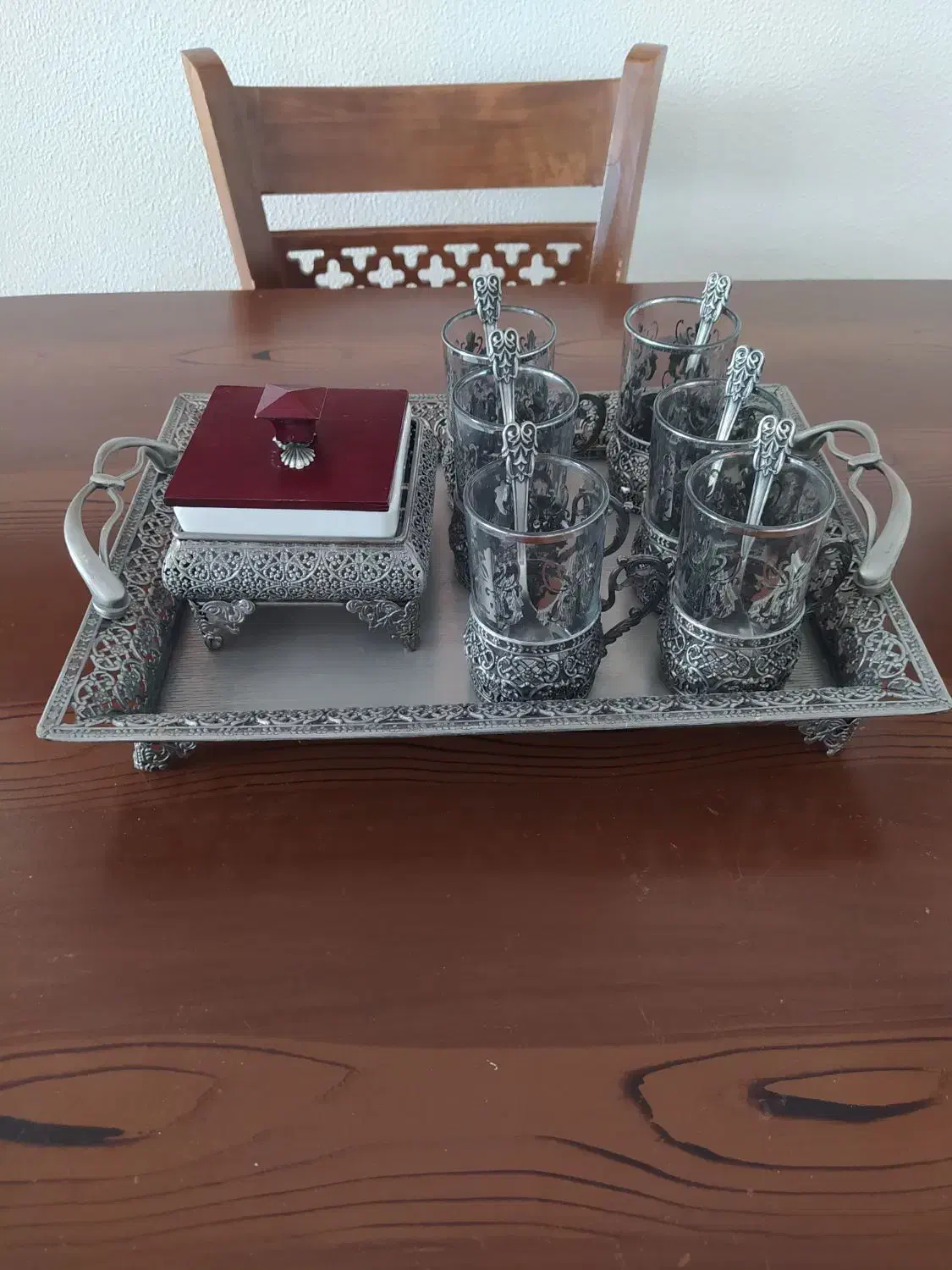 سرویس چایخوری پیوتر|ظروف سرو و پذیرایی|شاهینشهر, حافظ شمالی|دیوار