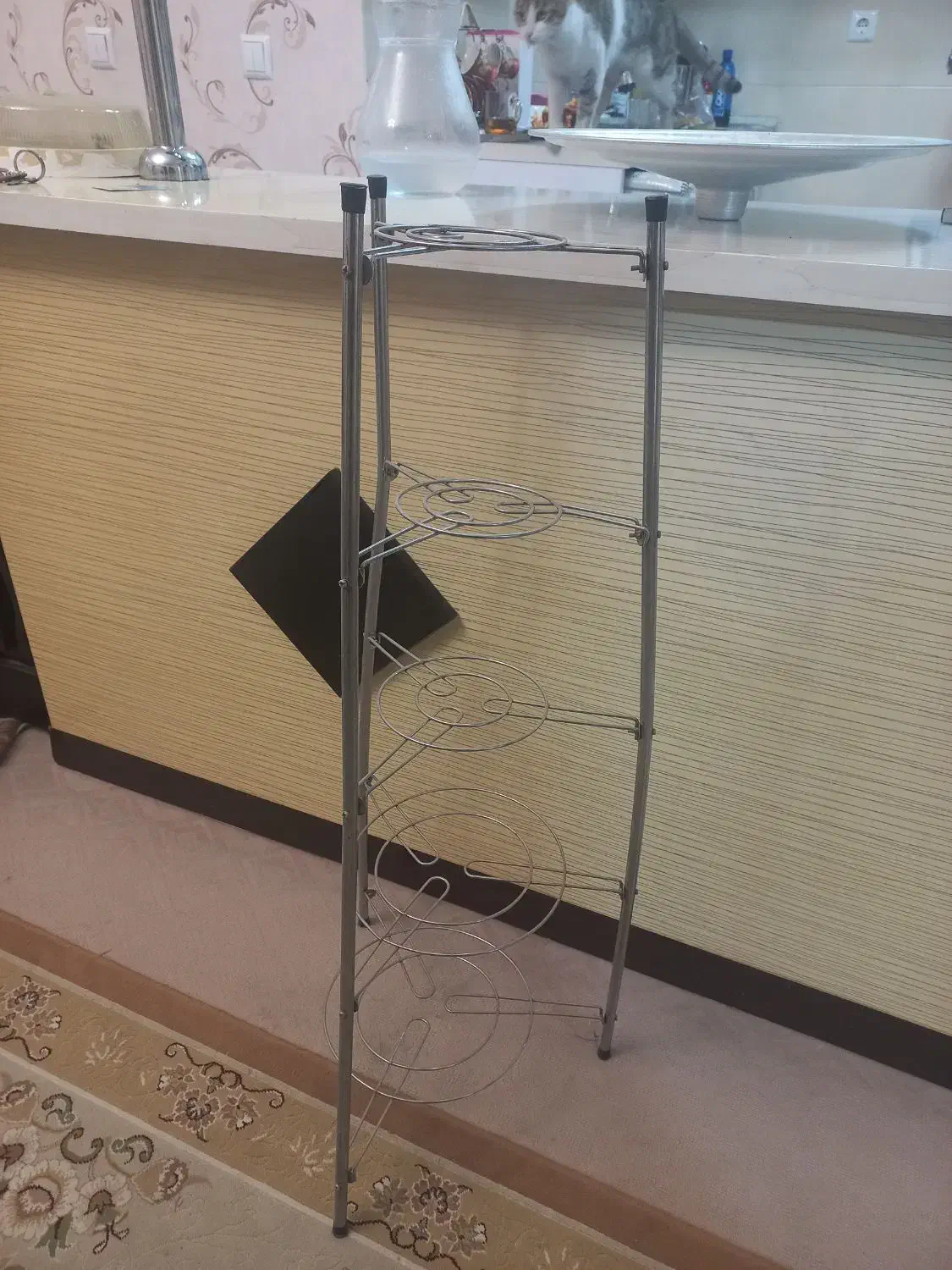 جای قابلمه فلزی|آب‌چکان و نظم‌دهنده ظروف|زنجان, |دیوار