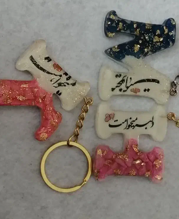 دسته کلید رزینی عمده و تک|زیورآلات و اکسسوری|سرپل ذهاب, |دیوار