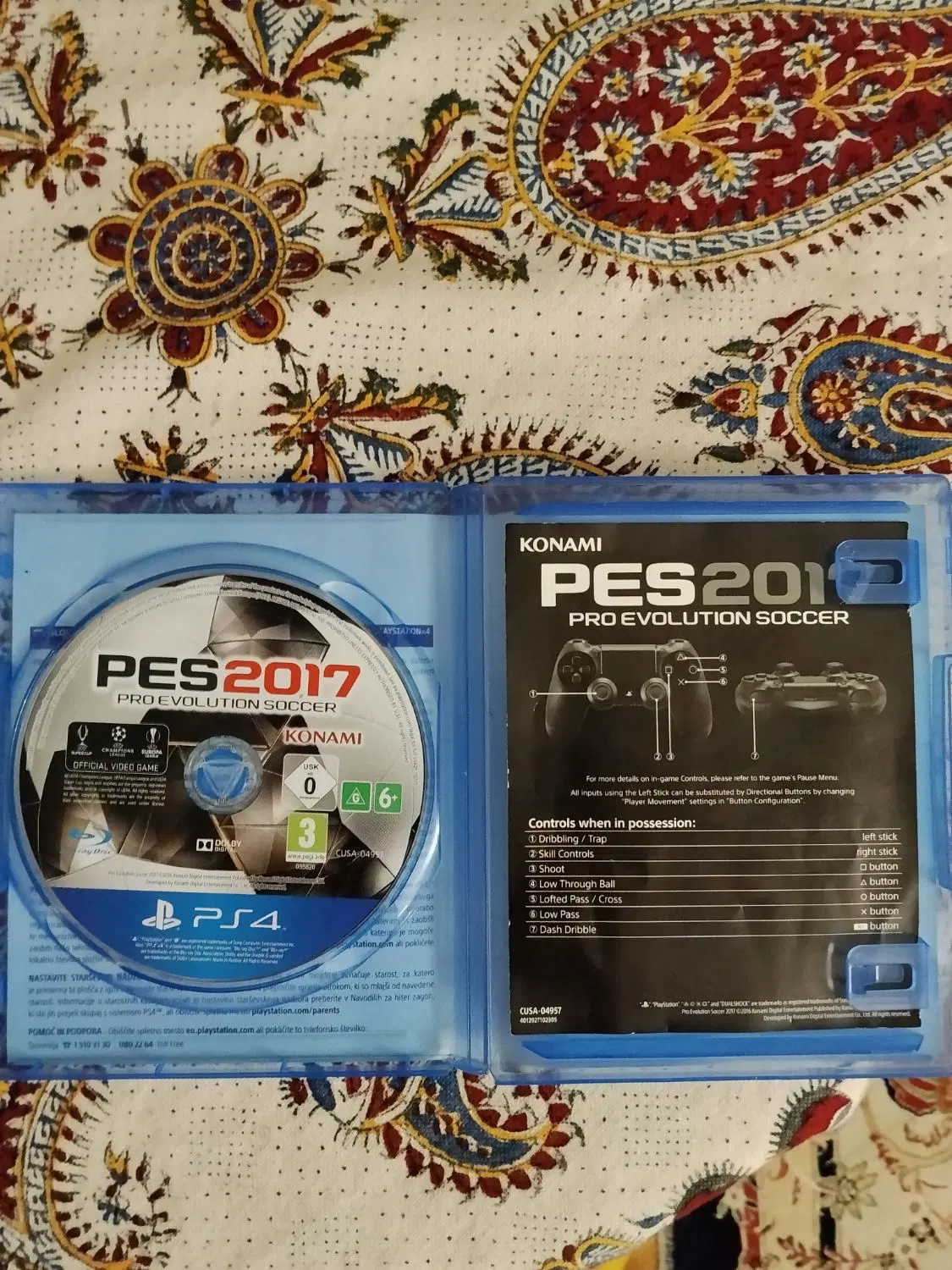 دیسک pes2017|کنسول، بازی ویدئویی و آنلاین|رشت, منظریه|دیوار