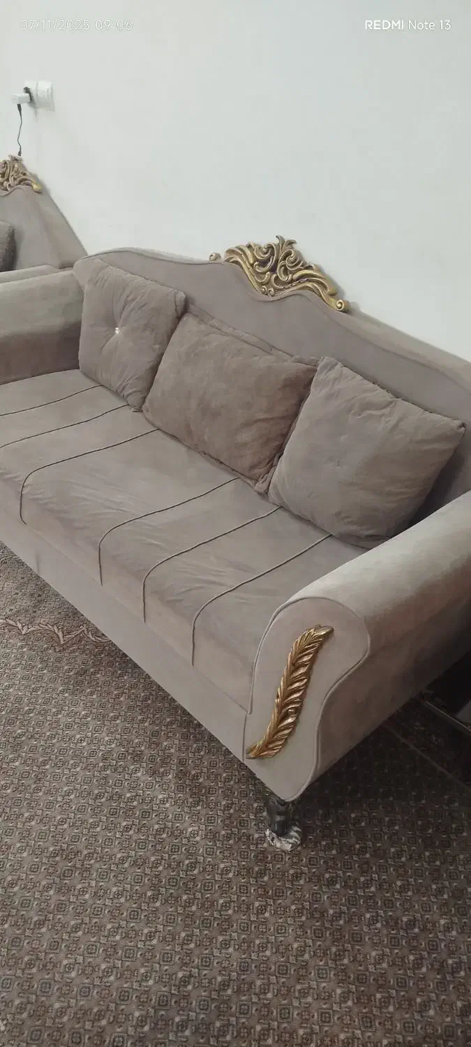 مبل راحتی ۷نفره|مبلمان خانگی و میز عسلی|مشهد, شهید شهریاری|دیوار