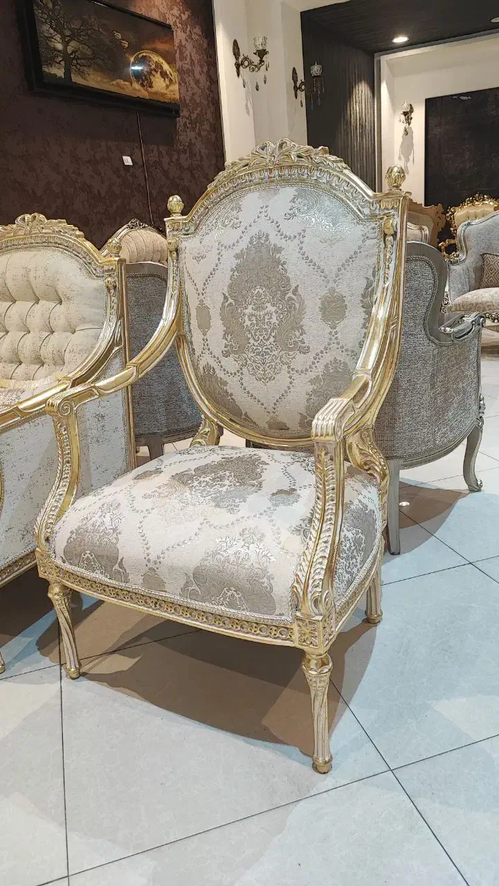 مبل کلاسیک سلطنتی استیل ( کاجی )|مبلمان خانگی و میز عسلی|سبزوار, پاسداران|دیوار