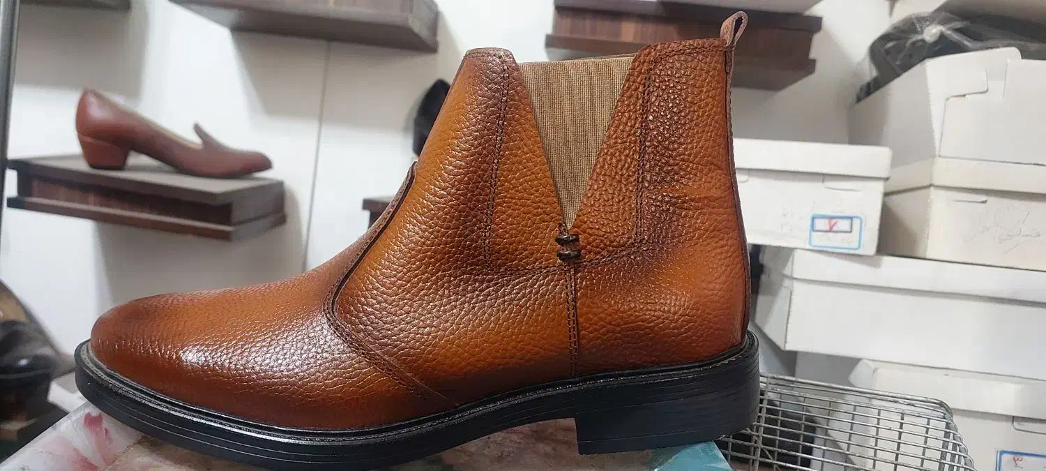 نیم بوت چرم طبیعی|کیف، کفش، کمربند|کرج, خرمدشت|دیوار