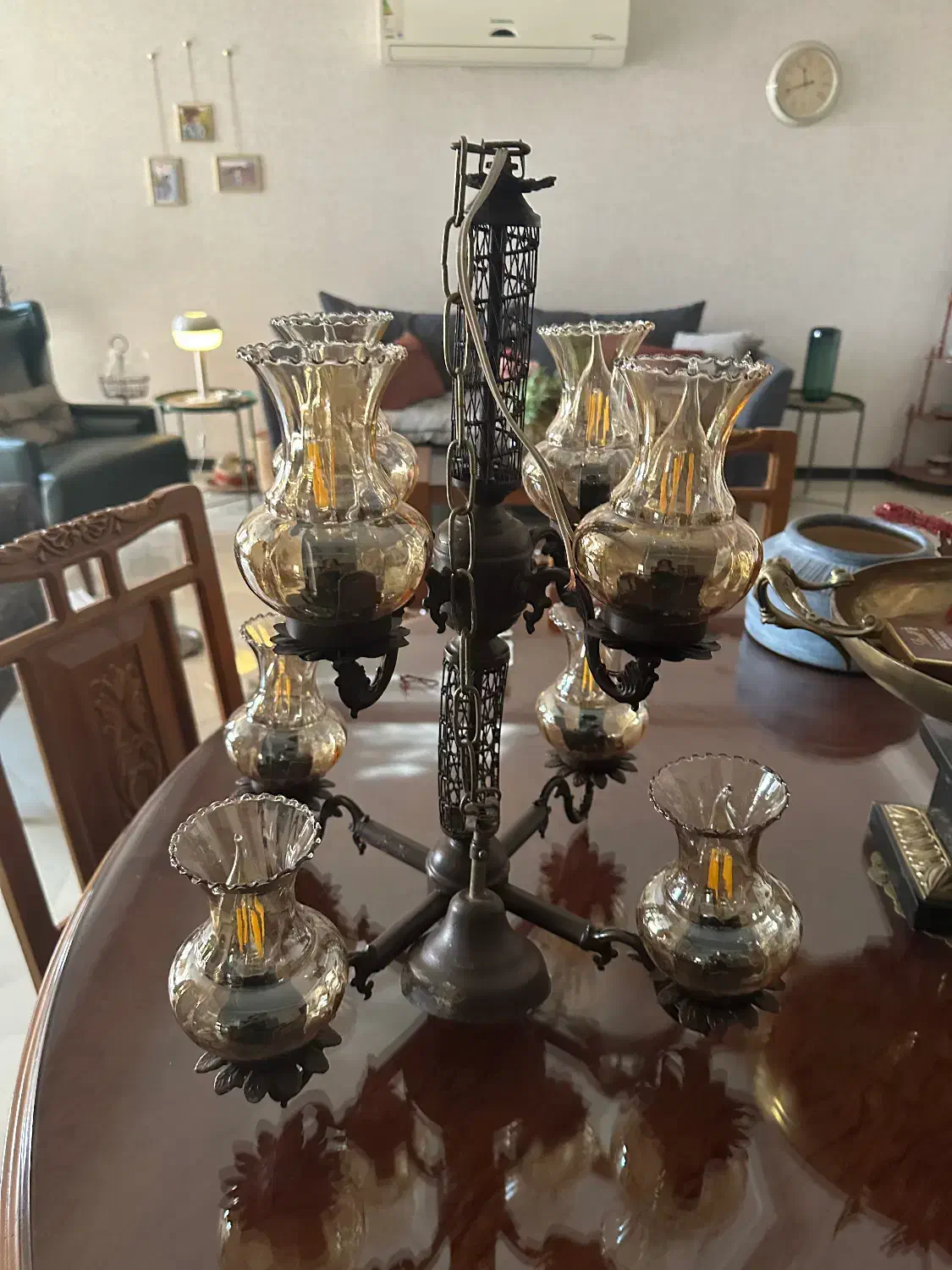 لوستر|لوستر و چراغ آویز|تهران, درب دوم|دیوار