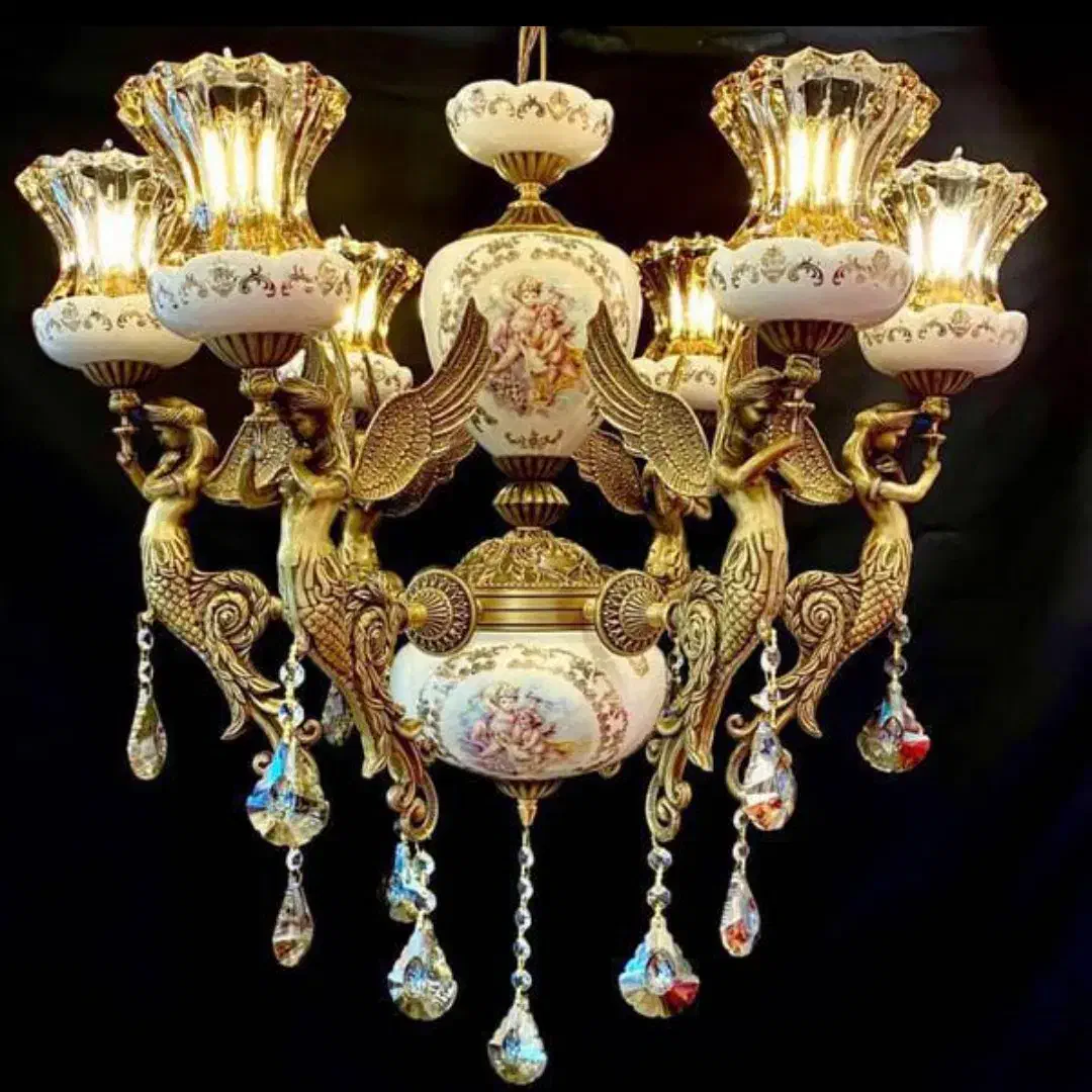 لوستر مدل فرشته تمام اقساطی|لوستر و چراغ آویز|ارومیه, |دیوار