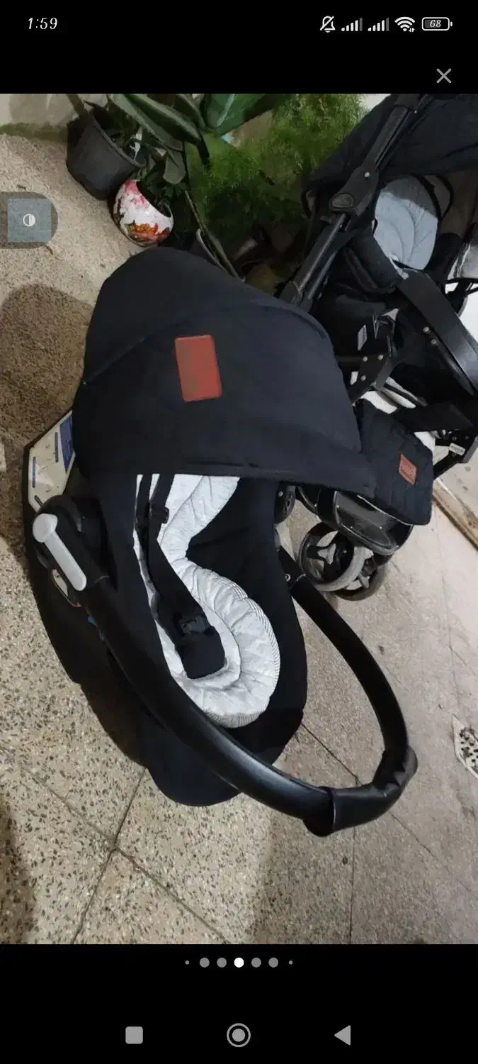 کریر در حد نو|کالسکه و لوازم جانبی|لاهیجان, آهندان|دیوار