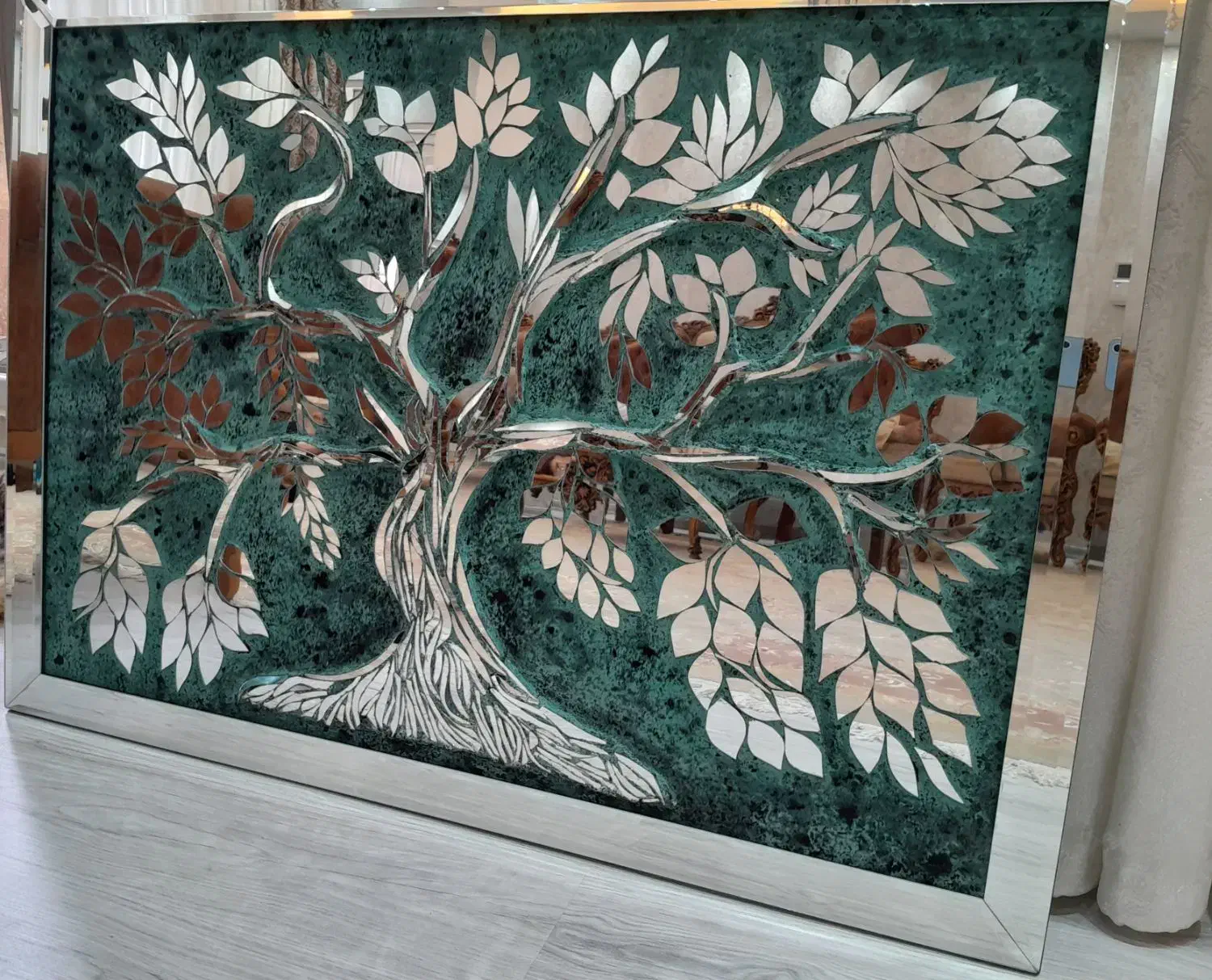 تابلو اینه کاری شده|تابلو، نقاشی، عکس|اردبیل, |دیوار