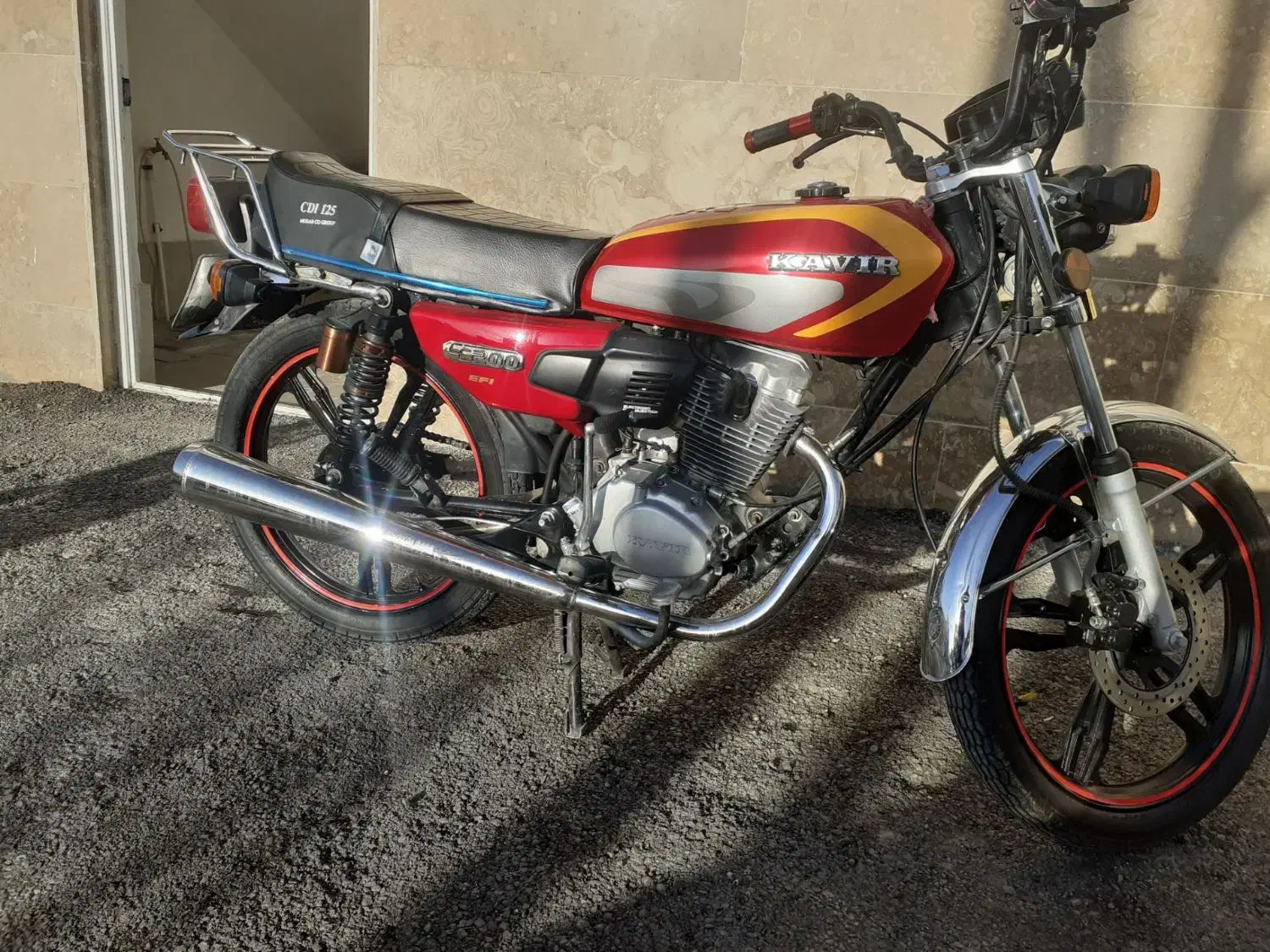 موتور کویر ۲۰۰|موتورسیکلت|سربند, |دیوار