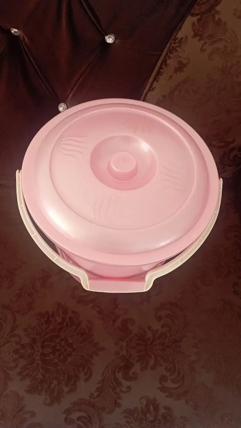 سطل برنج بزرگ حدودا ۱۰ کیلویی|ظروف نگهدارنده، پلاستیکی، یک‌بارمصرف|سقز, |دیوار