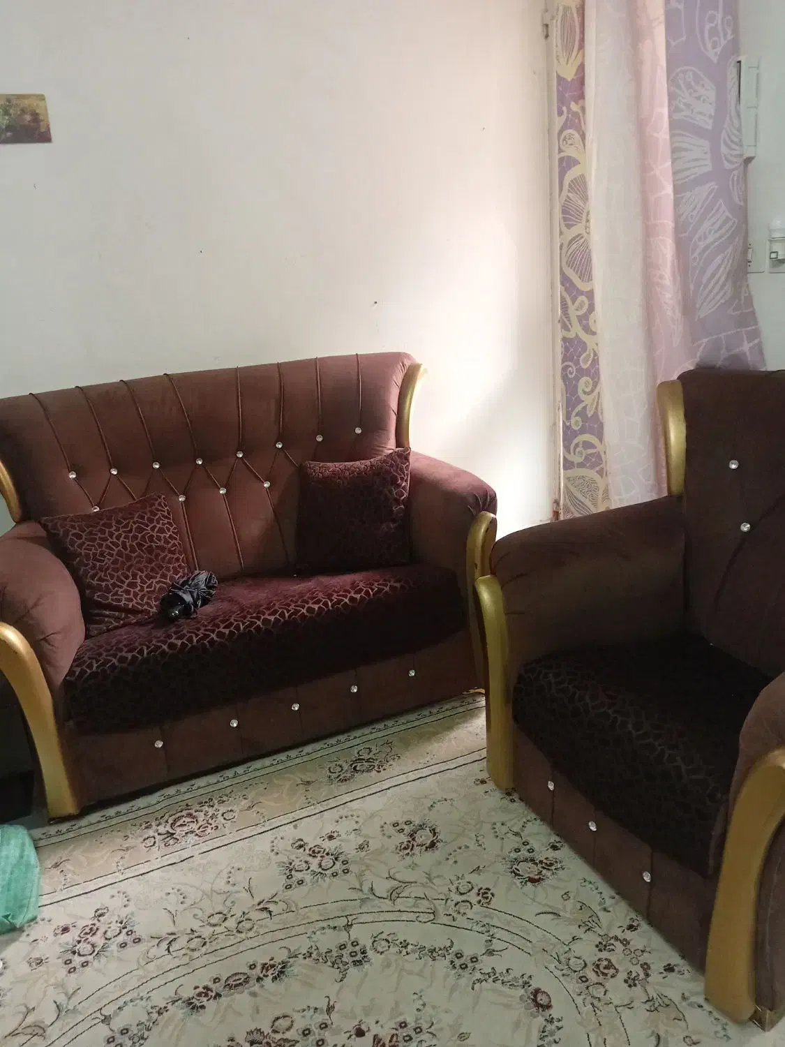 مبل نیم ست|مبلمان خانگی و میز عسلی|خوی, |دیوار