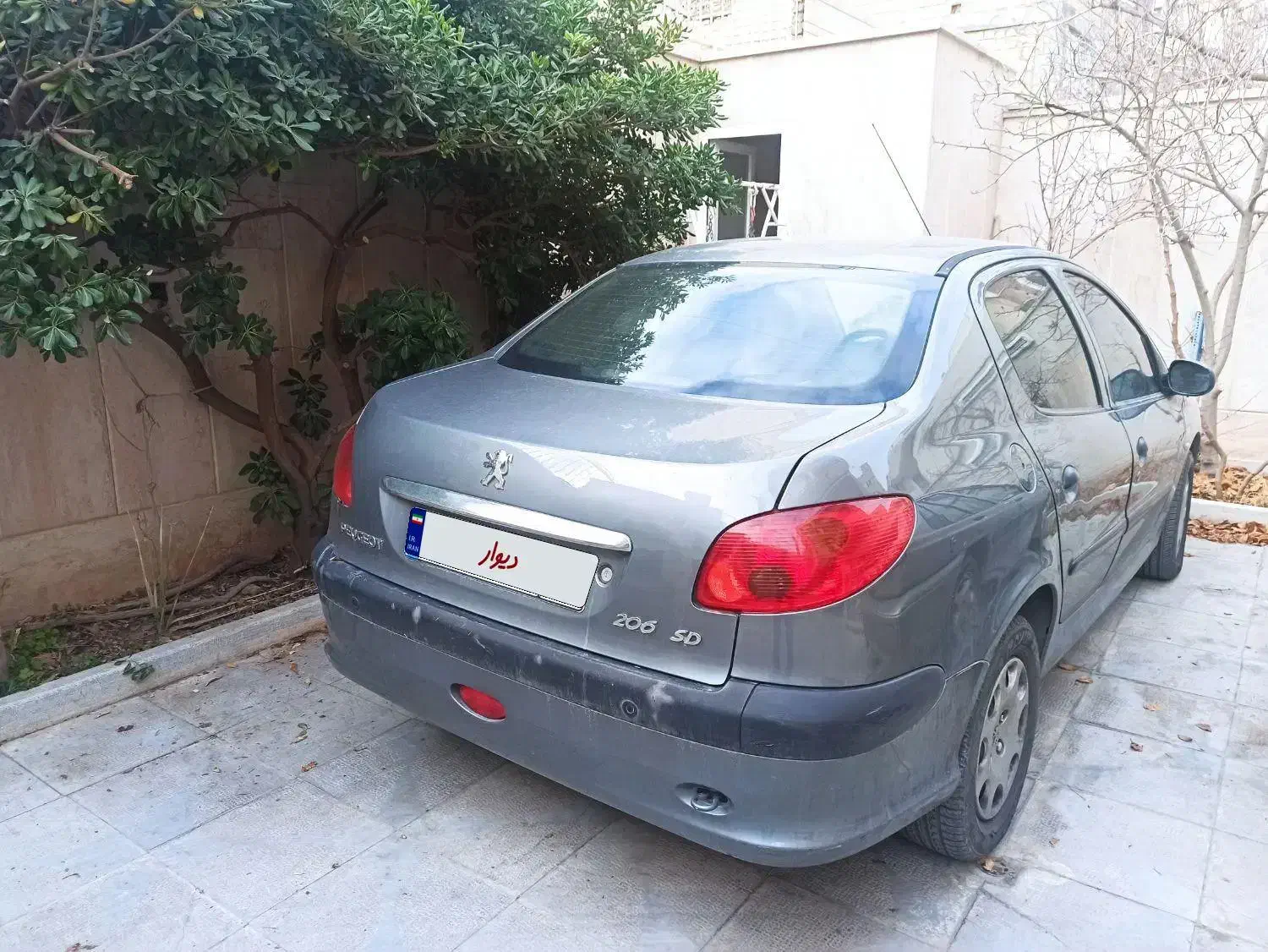 پژو 206Sd v8 بدون رنگ|خودرو سواری و وانت|اصفهان, گلزار|دیوار