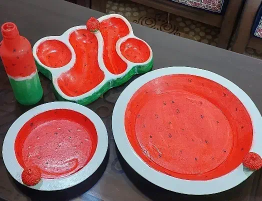 ست پذیرایی یلدایی|صنایع دستی و سایر لوازم تزئینی|کرمان, |دیوار