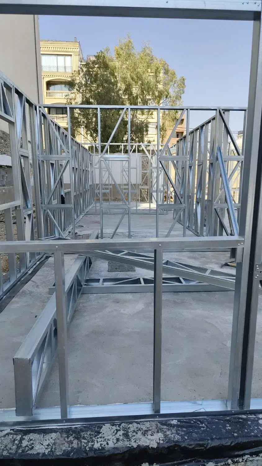 طراحی محاسبه و اجرای سازه ال اس آف (سبک فولادی )|خدمات پیشه و مهارت|شیراز, ستارخان|دیوار