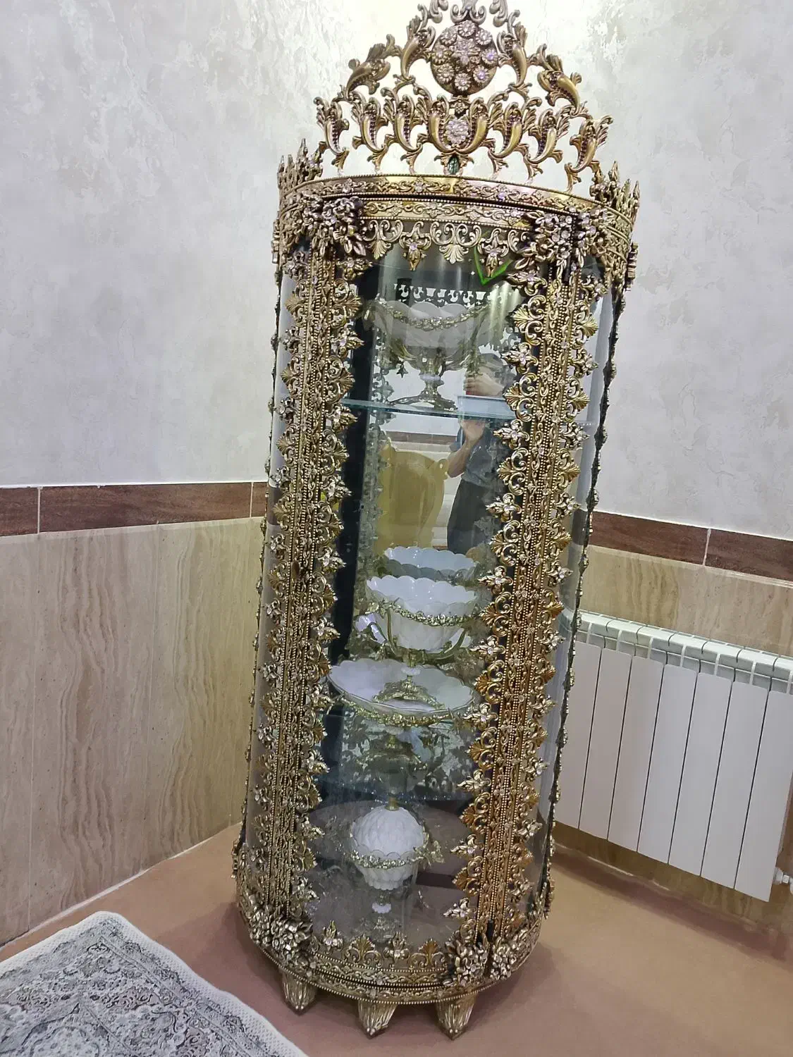 4تیکه ست میز تلویزیون آینه ساعت بوفه|بوفه، ویترین، کنسول|مریوان, |دیوار