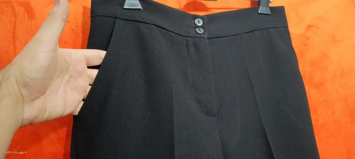 شلوار کرپ مشکی کنزو با امکان پرو|لباس|تهران, امانیه|دیوار
