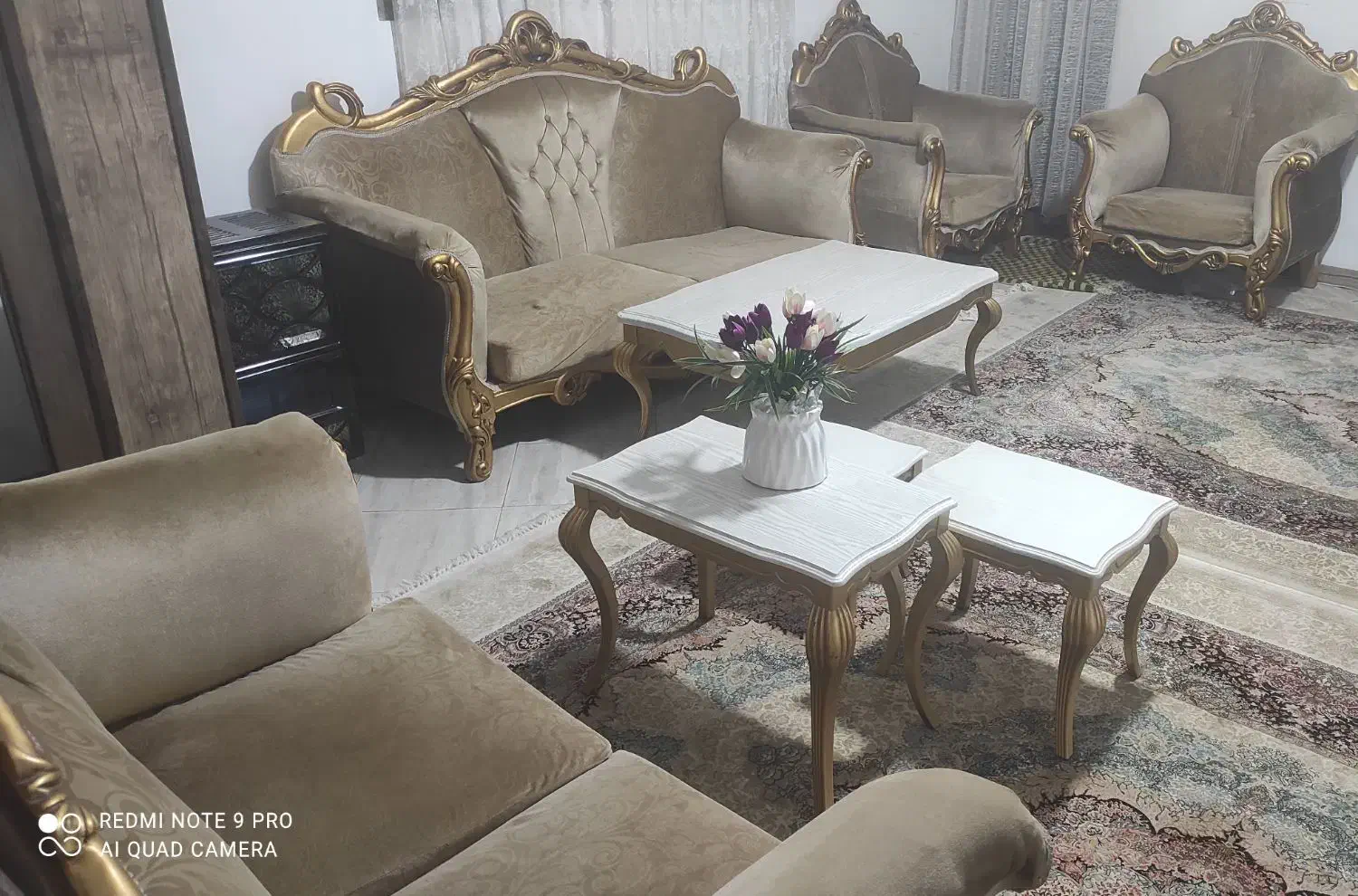 مبلمان 7نفر|مبلمان خانگی و میز عسلی|احمدآبادمستوفی, |دیوار