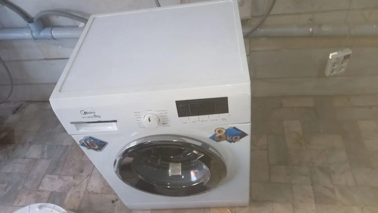 لباسشویی مدیا۸کیلو نو|ماشین لباسشویی و خشککن لباس|کرج, شهرک فهمیده|دیوار