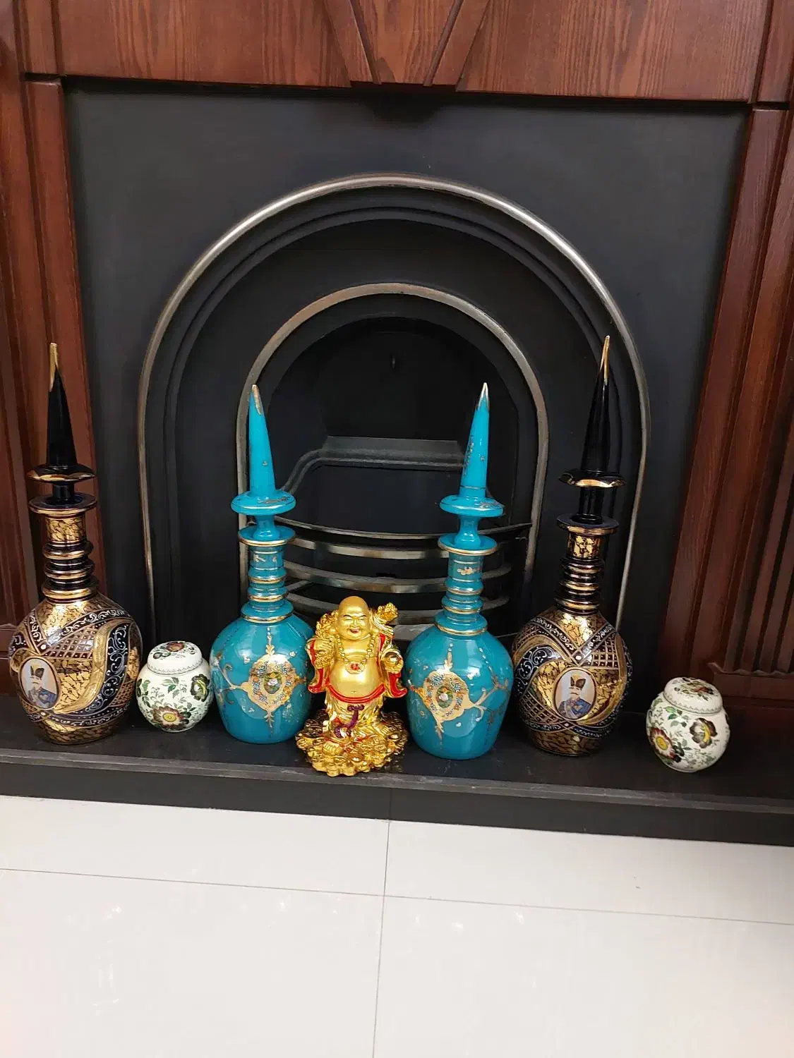 تنگ در نیزه ای اب طلا کوزه|کلکسیون اشیاء عتیقه|تهران, قیطریه|دیوار