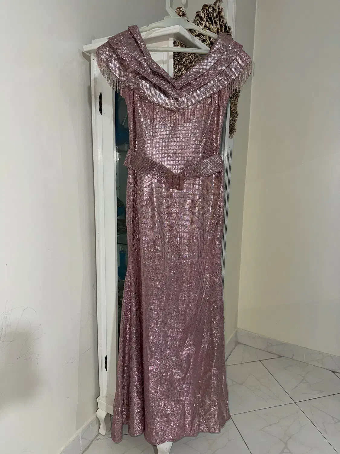 فروش فورری لباس مجلسی صورتی سایز۳۸-۴۰|لباس|تهران, خانی آباد نو شمالی|دیوار