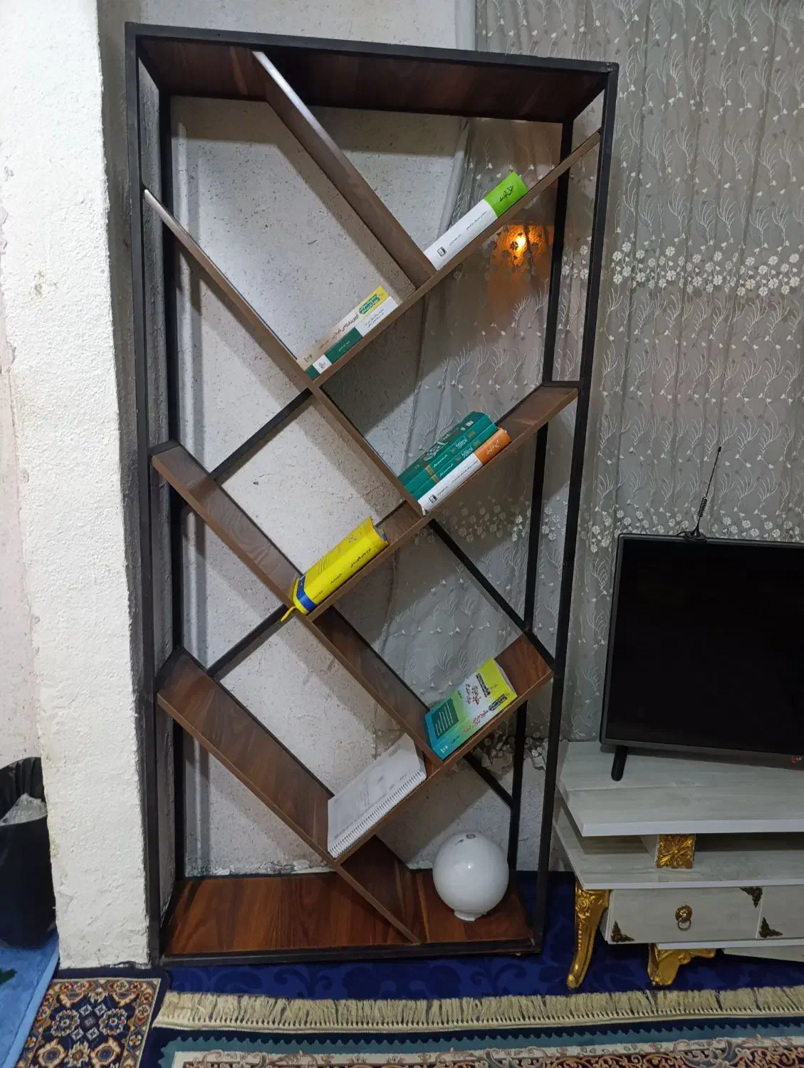 کتابخانه قفسه اداری|کتابخانه، شلف، قفسه‌های دیواری|کرمانشاه, |دیوار