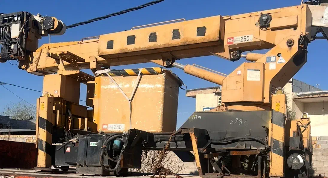 بالابر خط گرم عایق جرثقیل ۲۳۰تادانو کارکرد ژاپن|خودرو سنگین|فیروزآباد (فارس), |دیوار