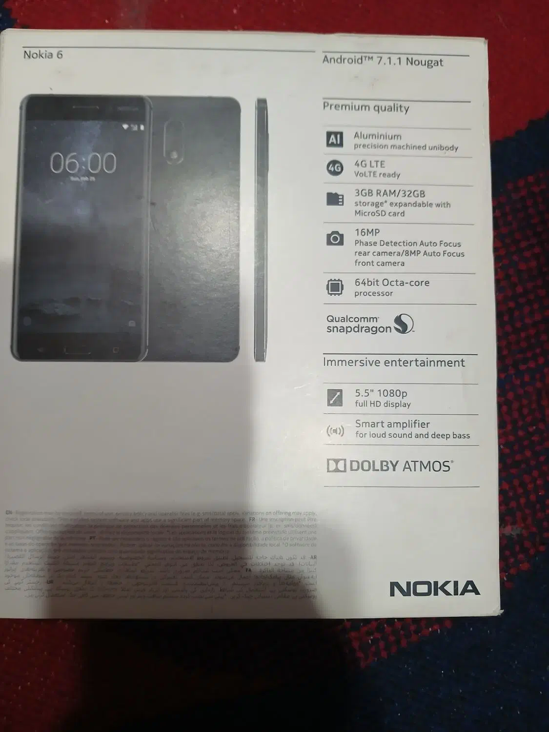 گوشی نوکیا ۶|موبایل|اندیمشک, |دیوار