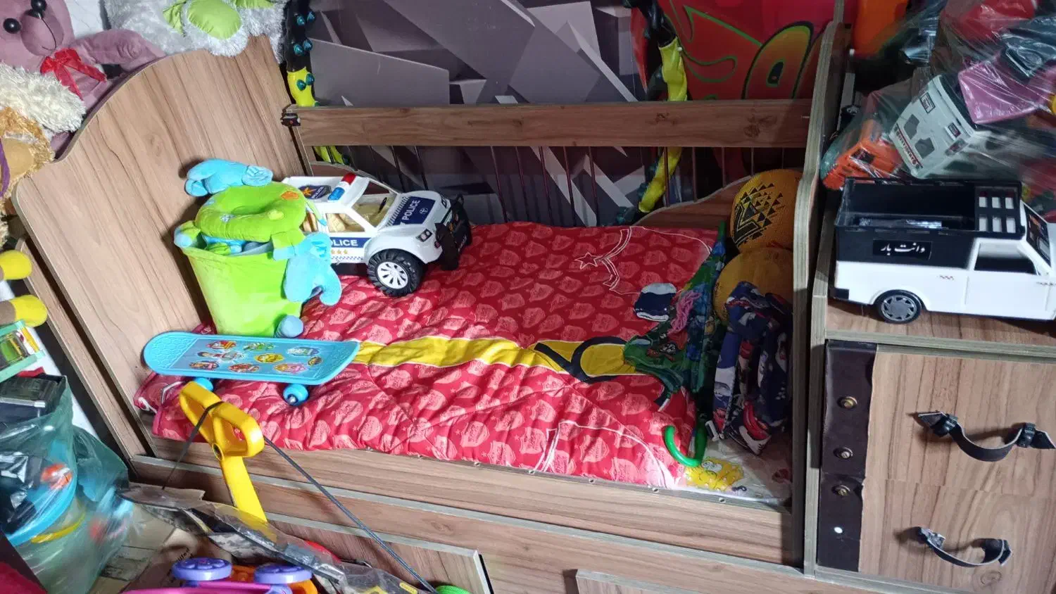 سرویس خواب بچه گانه و نو جوانی دوکارع|تخت و سرویس خواب|فردیس, شهرک ارم|دیوار